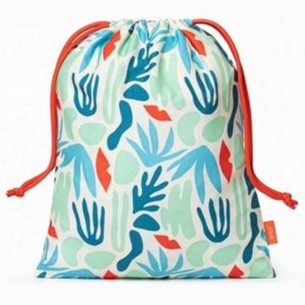 🌈4/$25 Ipsy Glam Bag Plus Drawstring Bag Blue Mint Red New!